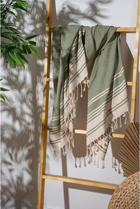 Produktbild Foutastic Strandtuch New Diamond Dark Green, Schnelltrocknend: Ja (90 x 170 cm)