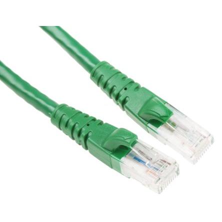 Rs Pro Patchkabel Kat.6 UTP PVC 5m grün (U/UTP, CAT6, 5 m), Netzwerkkabel