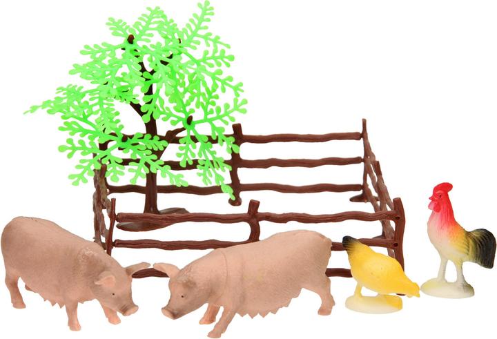 Actual product image Ucok Farm playset, 18 pcs