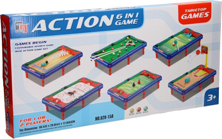 Produktbild Tischspiele, 6in1
