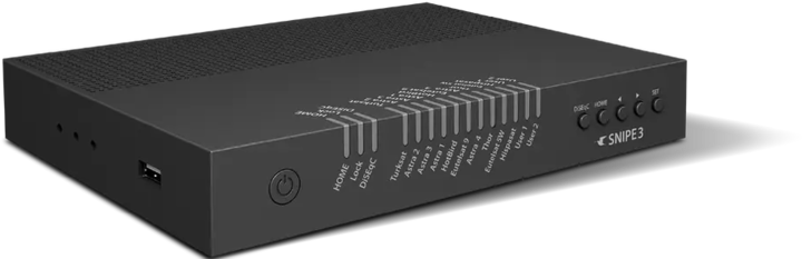 Actual product image Selfsat Snipe V3 Single (Flat antenna, 33.70 dB, DVB-S / -S2)