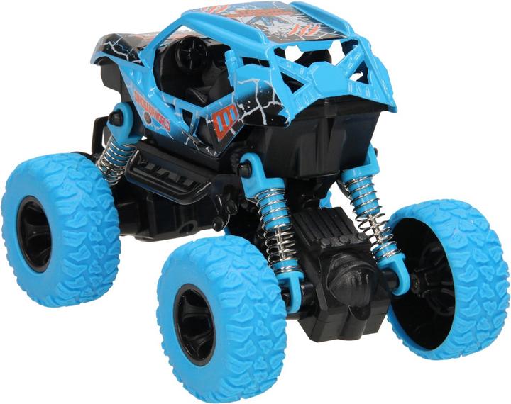 Actual product image Weili Toys Die-cast retracted monster truck dinosaur, 1:32
