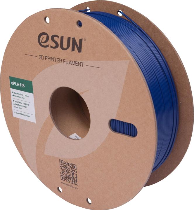 Produktbild eSUN Filament PLA High Speed Blau 1.75mm 1000g (PLA, 1.75 mm, 1000 g)