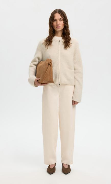 Produktbild Selected Wollmix Strickjacke mit Reissverschluss (M)