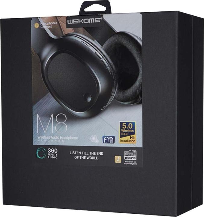 Productafbeelding WK Design Bluetooth V5.0 draadloze hoofdtelefoon voor op de oren (4 h, Draadloze)