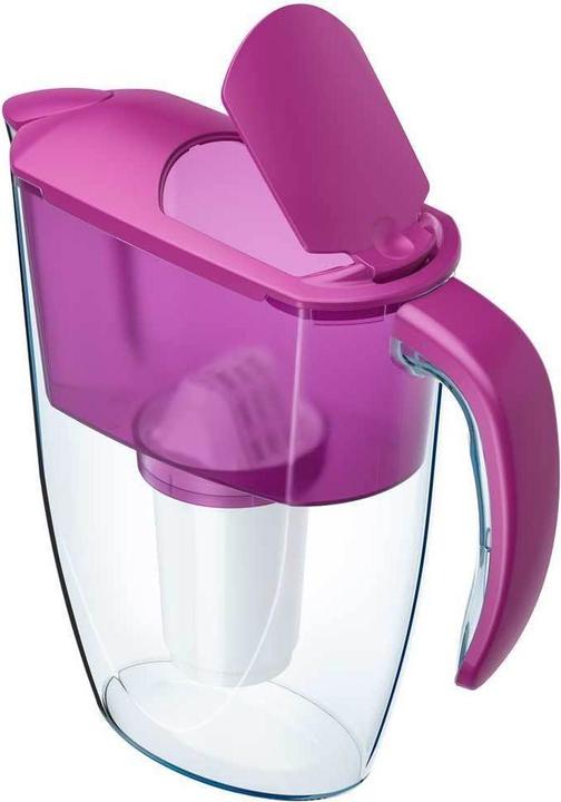 Actual product image Aquaphor Smile 2.9 l Jug Transparent, Fuchsia + A5 MG