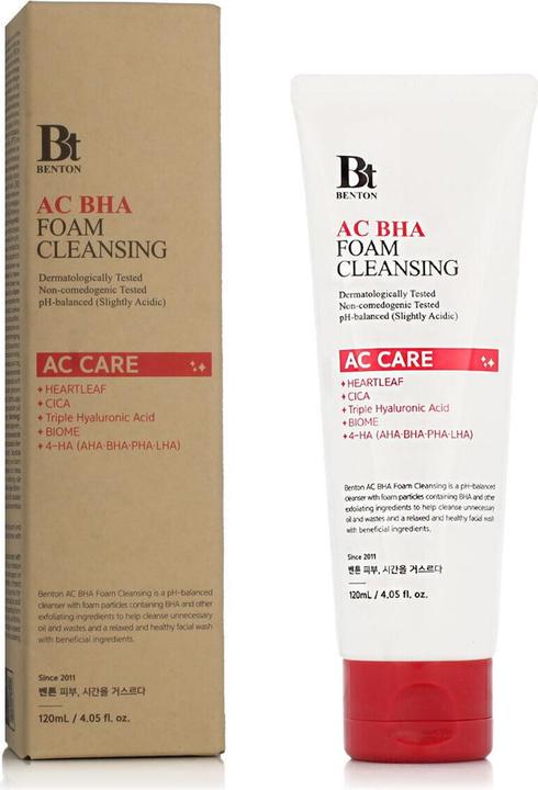 Actual product image Benton AC BHA foam cleansing (Cleansing Foam, 120 ml)