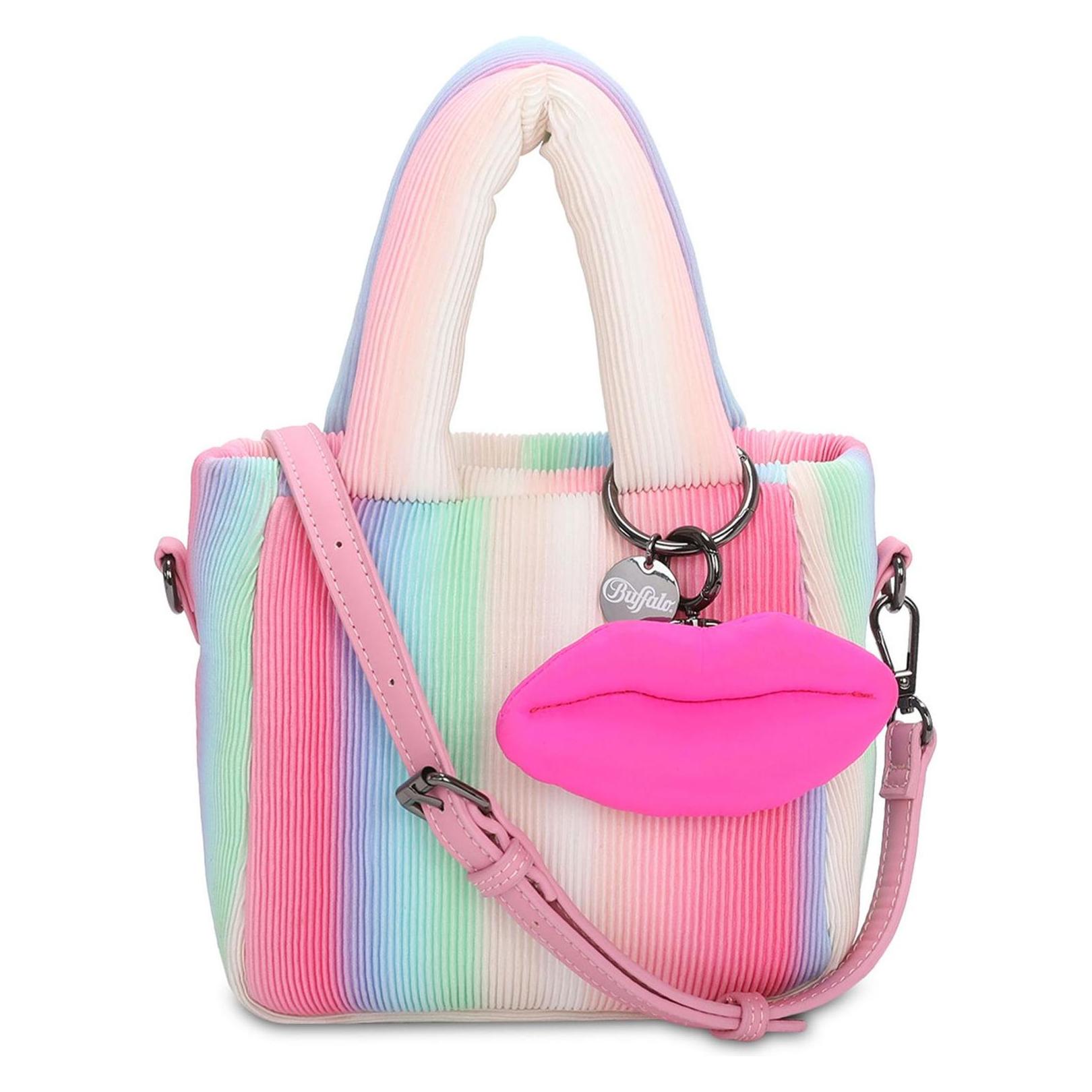 Buffalo, Damen, Handtasche, Pleated Boxy10 Crossbody Bag, Mehrfarbig