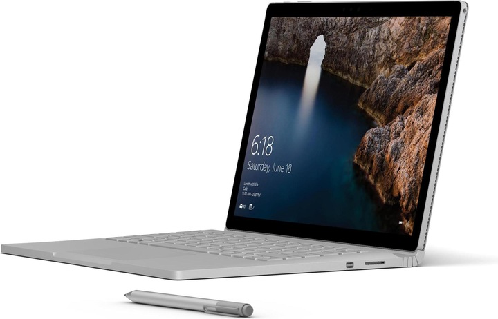 Produktbild Microsoft Surface Book - Performance Base, 512GB SSD (13.50", Intel Core i7-6600U, 16 GB, 512 GB, CH)