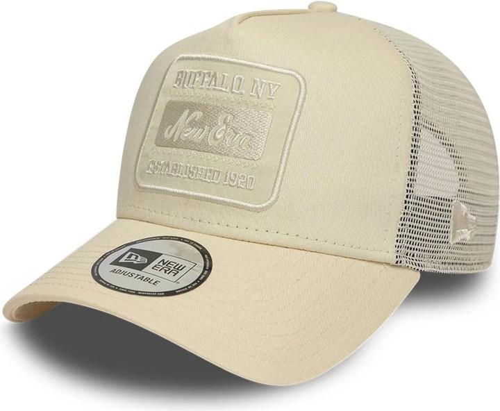 Produktbild New Era A-Frame Mesh Trucker Cap - TONAL PATCH beige (One Size)