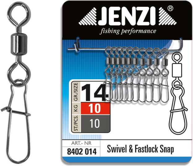 Immagine prodotto Jenzi Moschettone di sicurezza girevole