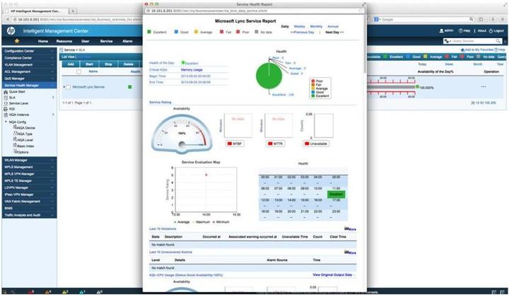 Actual product image HPE IMC Service Health Manager (1 Devices)