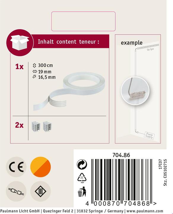 Image du produit Paulmann Connecteur plat