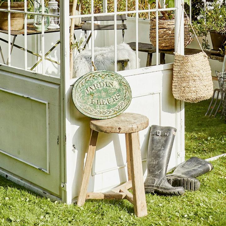 Image du produit Loberon Panneau décoratif Jardin de Fleurs vert antique