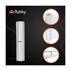 Ruhhy Folie für Versiegelung 28x600 cm 26077, Imballaggi per alimenti, Trasparente