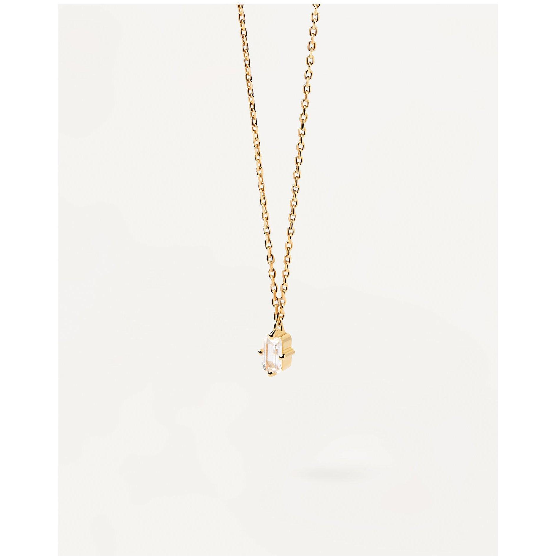 Thumbnail - Pd Paola, Halsschmuck, PDPAOLA - JemnÃ½ pozlacenÃ½ nÃ¡hrdelnÃ­k MIA CO01-476-U (Å™etÃ­zek. pÅ™Ã­vÄ›sek), (925er Silber, ...