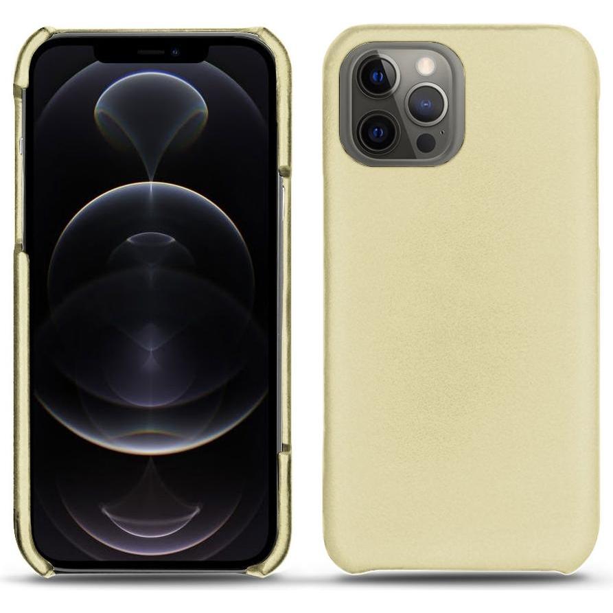 Noreve Lederschutzhülle (Apple iPhone 12 Pro Max), Smartphone Hülle, Beige
