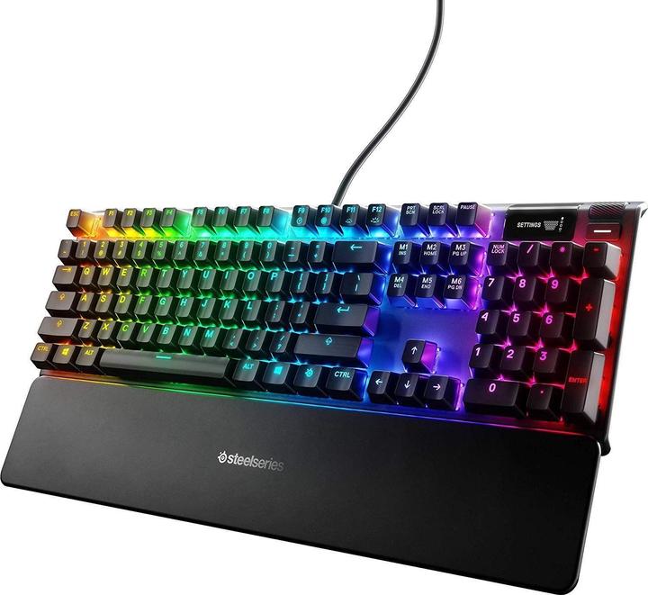 Produktbild SteelSeries Mechanical gaming keyboard Apex 7, Red Switch, US layout (USA, Kabelgebunden)