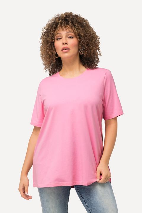 Immagine prodotto Ulla Popken T-shirt dal taglio svasato con scollo a girocollo e mezze maniche (62)