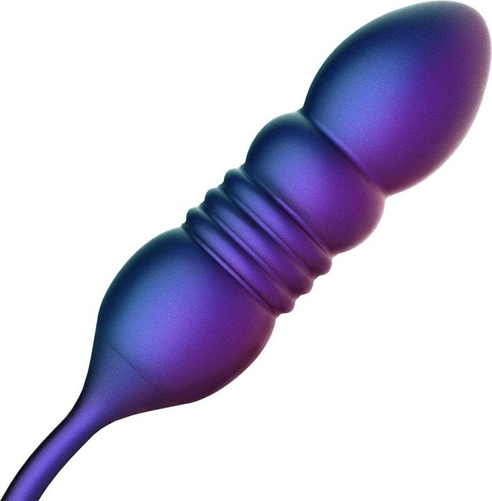Productafbeelding Hueman Deep Impact Cock und Hodenring Lila (4 cm)