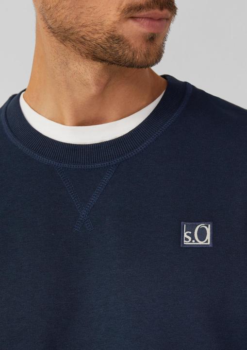 Produktbild s.Oliver Sweatshirt Sweatshirt aus Baumwollmix mit Crew Neck (S)