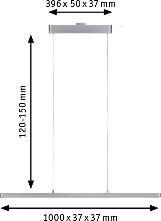 Image du produit Paulmann URail Suspension Lento (4130 lm)