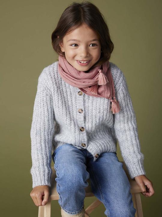 Produktbild Vertbaudet Flauschige Mädchen Strickjacke (116)
