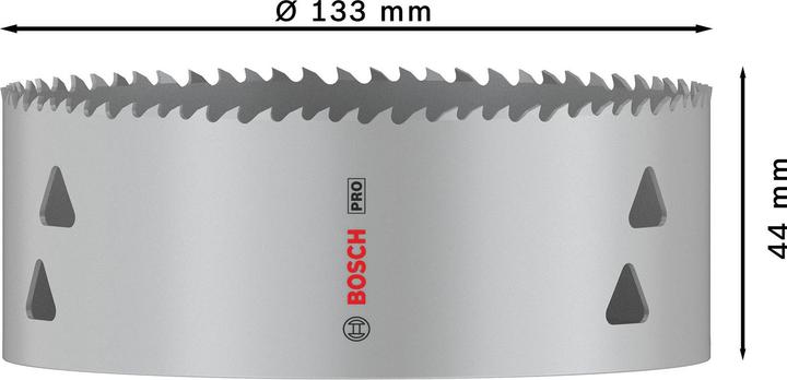 Productafbeelding Bosch Professional Zubehör PRO Multimateriaal gatenzaag, 133 mm, met schroefdraad (133 mm)