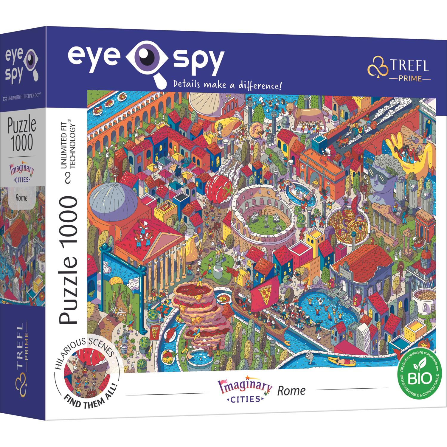 Trefl UFT Eye Spy Puzzle - Imaginary Cities: Rom, Italien (1000 Teile)