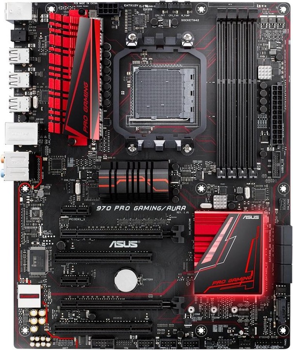 Image du produit ASUS 970 Pro Gaming Aura (AM3+, AMD 970, ATX)