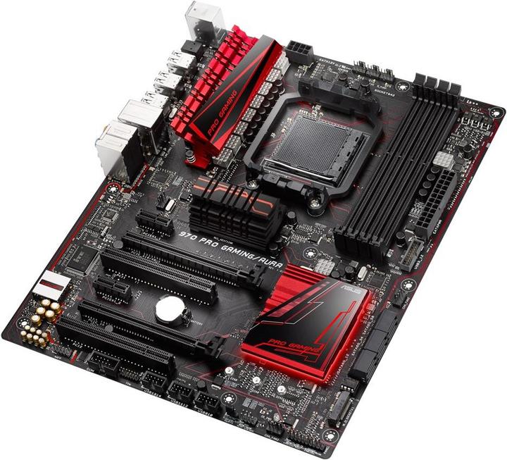 Image du produit ASUS 970 Pro Gaming Aura (AM3+, AMD 970, ATX)