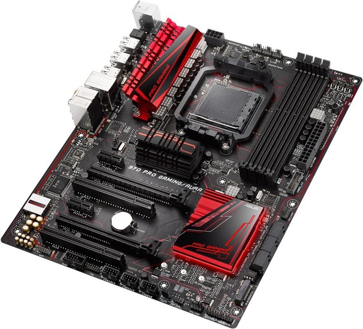 Image du produit ASUS 970 Pro Gaming Aura (AM3+, AMD 970, ATX)