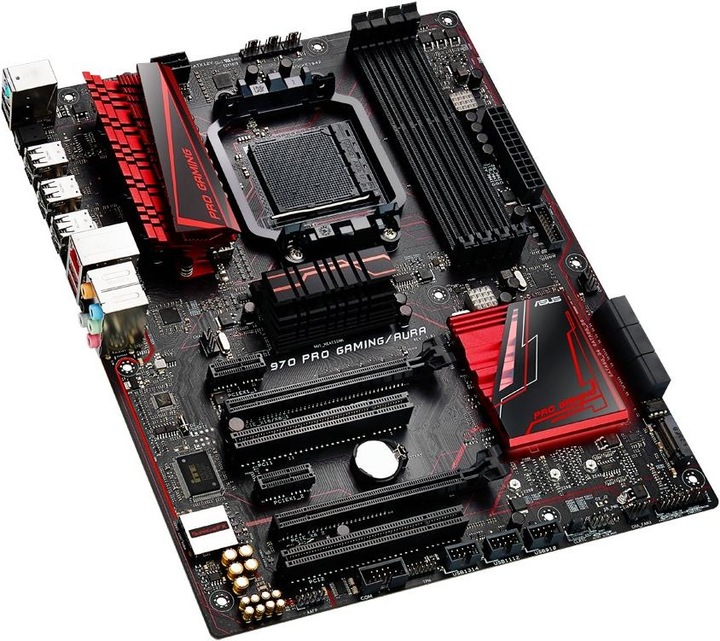 Image du produit ASUS 970 Pro Gaming Aura (AM3+, AMD 970, ATX)