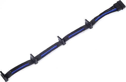 Image du produit Silverstone Câble Molex 4 pôles vers 4x SATA (30 cm, PWM à 4 broches)