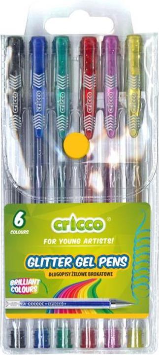 Image du produit Cricco Glitzer-Gelstifte in 6 Farben (6 couleurs, 6 x)