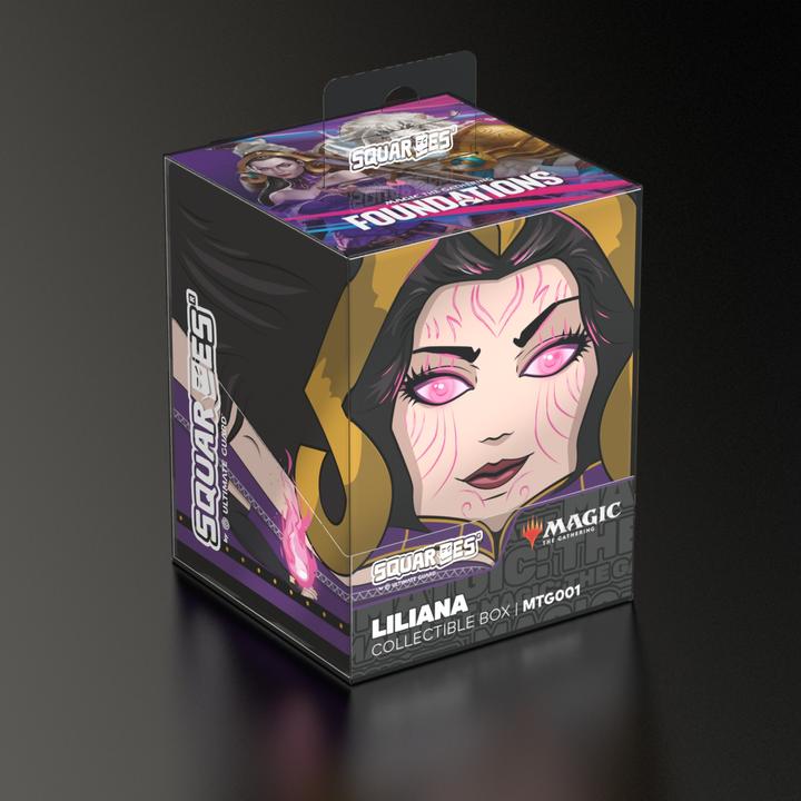 Actual product image Squaroes Squaroe Magic: The Gathering "Foundations" MTG001 - Liliana