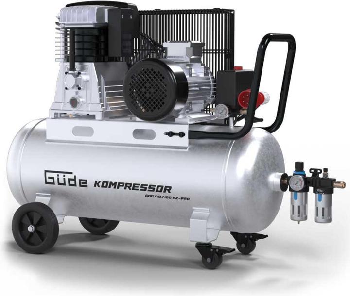 Produktbild Güde - Kompressor 600/10/100 VZ-PRO (100 l, 10 Bar)