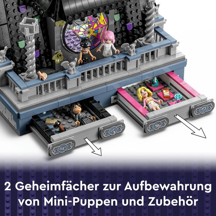 Actual product image LEGO Wednesdays und Enids Zimmer im Studentenwohnheim (76781, LEGO Wednesday, LEGO Rare Sets)