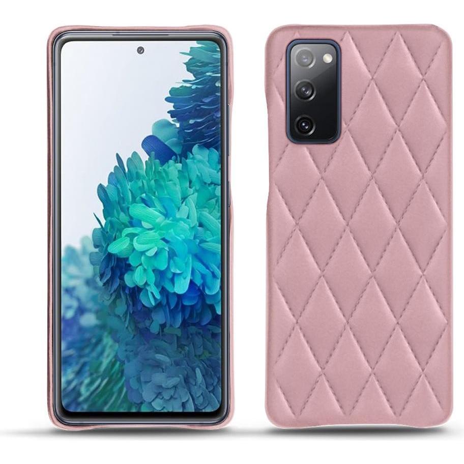 Noreve Lederschutzhülle (Samsung Galaxy S20 FE), Smartphone Hülle, Rosa