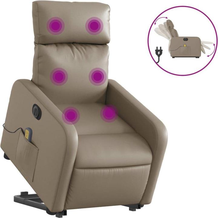 Produktbild vidaXL Massagesessel mit Aufstehhilfe