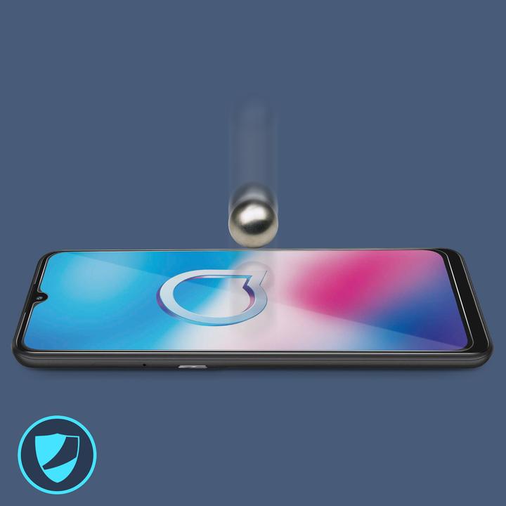 Actual product image Avizar Crystal clear film, glass screen protector (1 Piece, Alcatel 3X (2020))