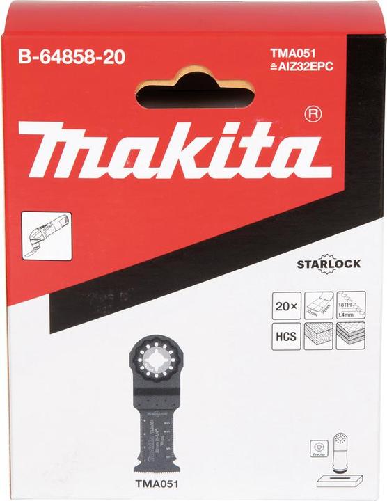 Image du produit Makita Lame de scie plongeante 32mm TMA051 20pcs
