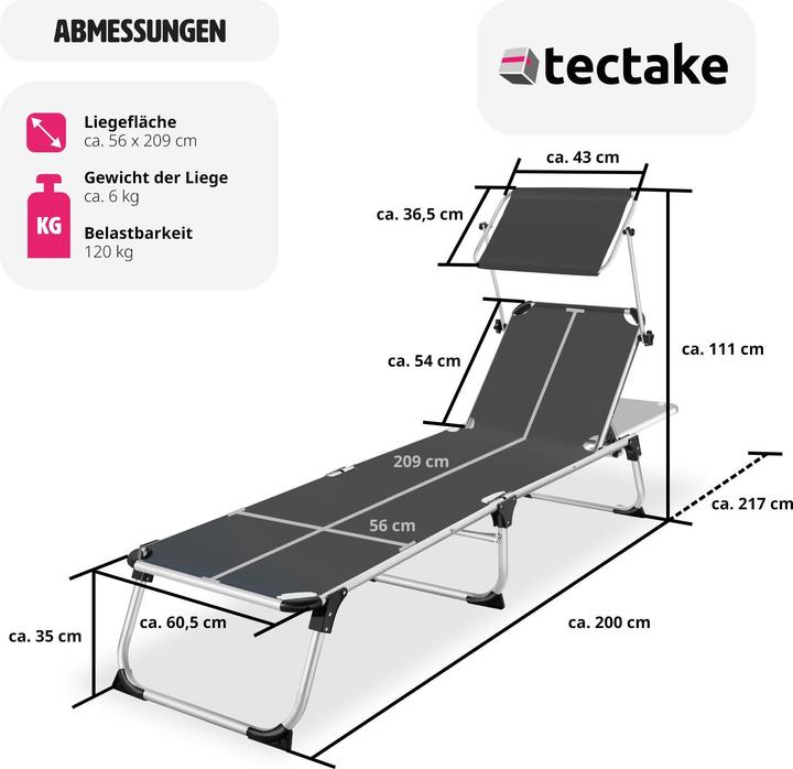 Produktbild tectake Aurelieaus (200 cm)