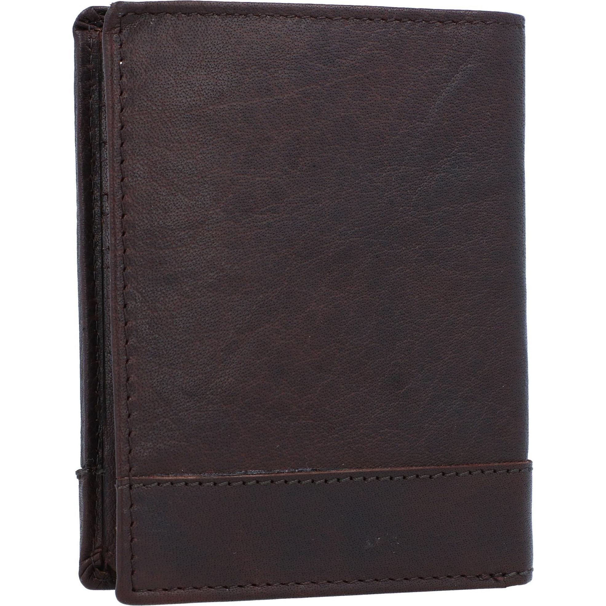 Thumbnail - Spikes & Sparrow, Herren, Portemonnaie, Geldbörse RFID Leder 10 cm, Braun