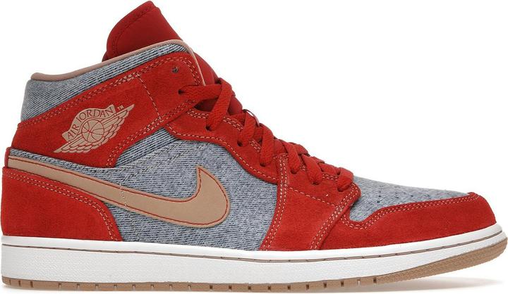 Produktbild Jordan 1 Mid Denim Red (42.5)