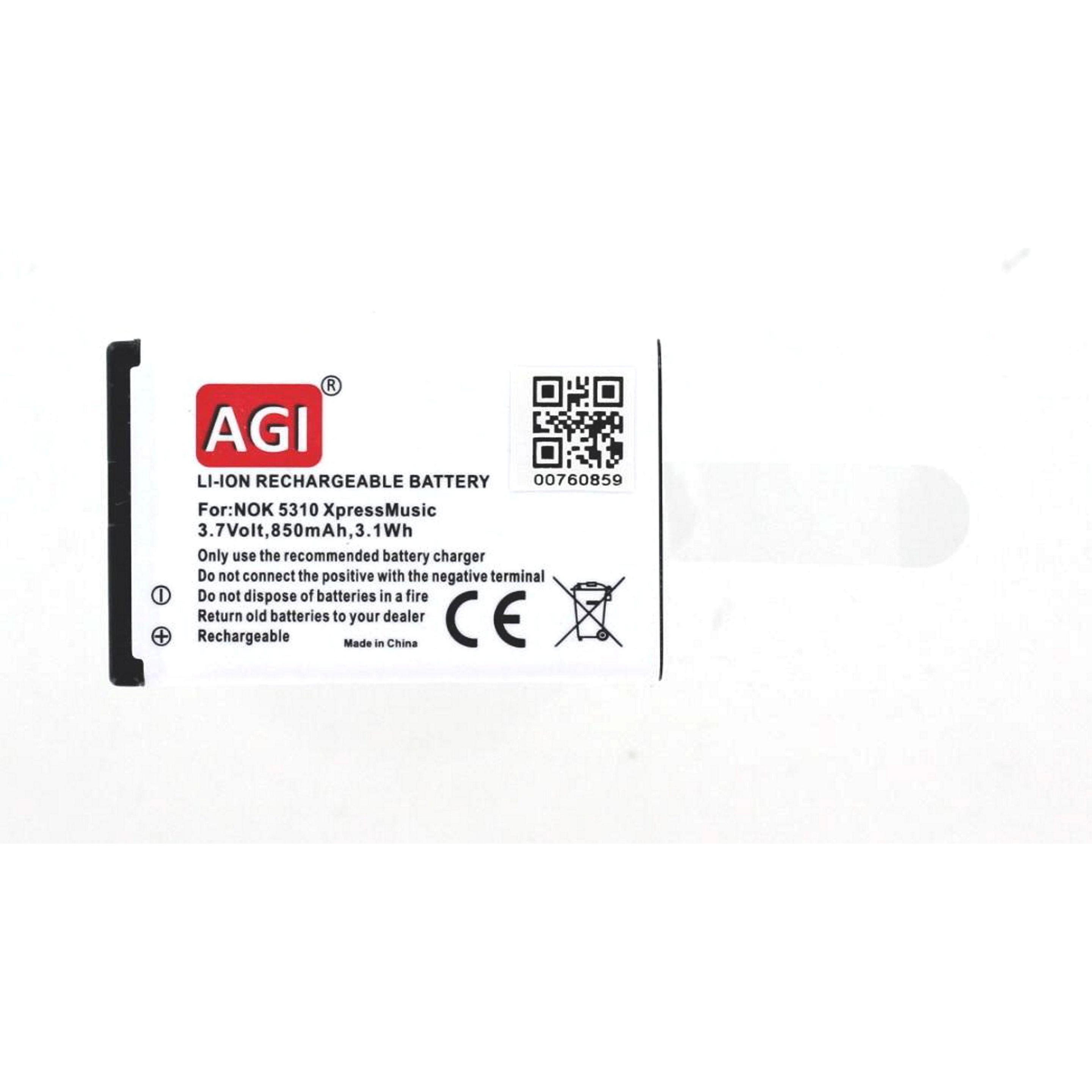 Thumbnail - AGI 20146 - Batterie/Akku - Schwarz - Lithium-Ion (Li-Ion) - 600 mAh - 3,7 V - 55 mm, Smartphone Akku