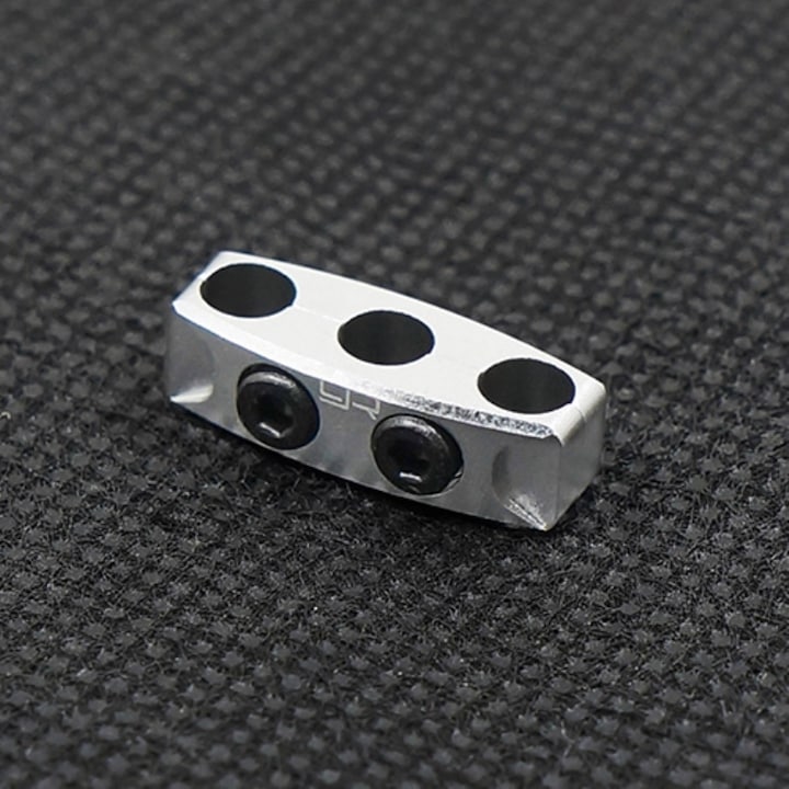 Produktbild Yeah Racing Aluminum Case 12-14 Gauge Wire Guard Clamp Silver