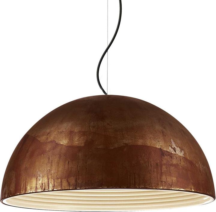 Actual product image Ideal lux FOLK pendant light E27 ⌀500mm dimmable rust-coloured 174228 (E27)