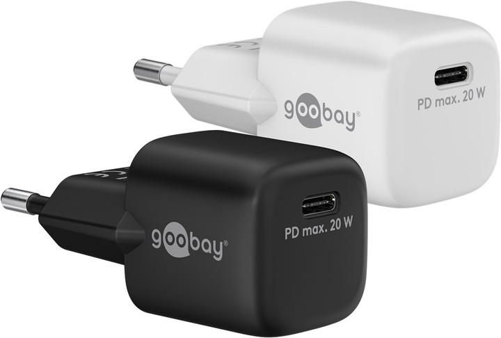 Actual product image Goobay USB-C PD Quick Charger Nano 20 W black (20 W)