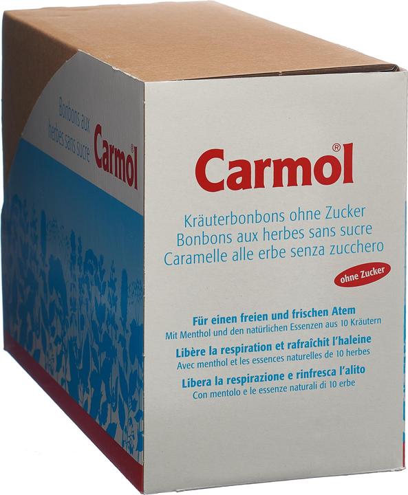 Produktbild Carmol Kräuterbonbons ohne Zucker (12 Stk., 75 g)